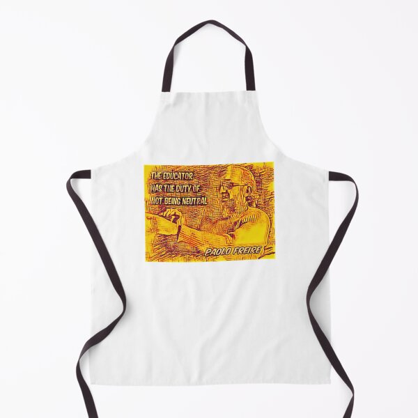 Item preview, Paolo Freire quote - "The educator has the duty of not being neutral" Yellow Graphic designed and sold by Tony Cisse.