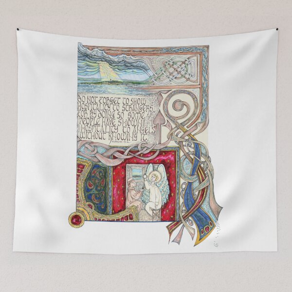 Item preview, Hospitality to Angels designed and sold by Lindisfarne Scriptorium.