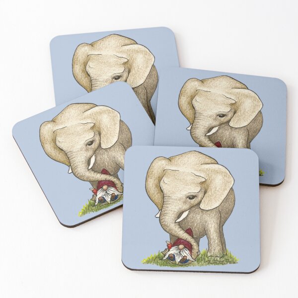 Item preview, Elephant and Gnome designed and sold by SarahCD13.
