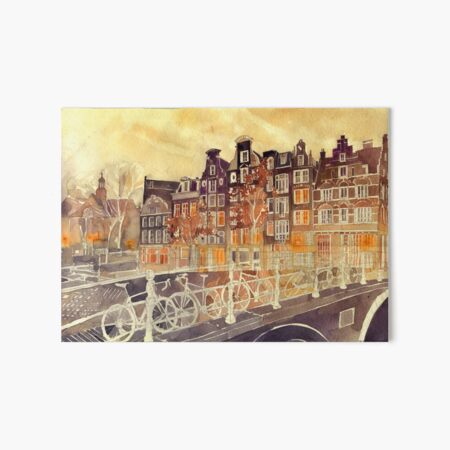 Amsterdam Art Board Print