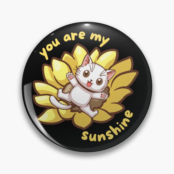 Item preview, You Are My Sunshine Cat Sunflower Kitty designed and sold by NerdCulture.