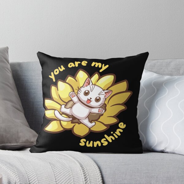 Item preview, You Are My Sunshine Cat Sunflower Kitty designed and sold by NerdCulture.