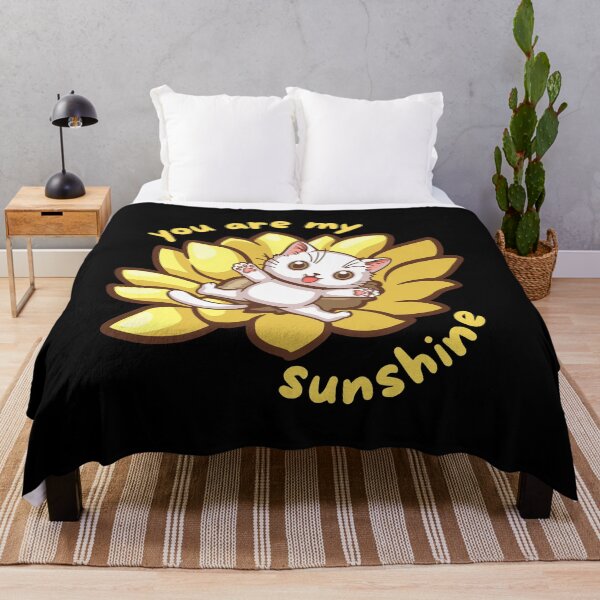Item preview, You Are My Sunshine Cat Sunflower Kitty designed and sold by NerdCulture.