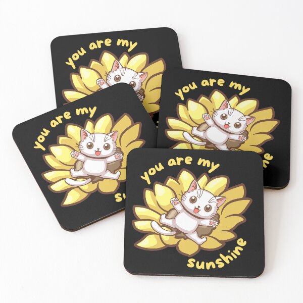 Item preview, You Are My Sunshine Cat Sunflower Kitty designed and sold by NerdCulture.