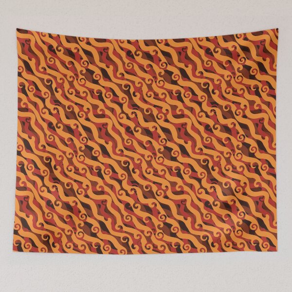 Item preview, Abstract Diagonal Lines with Swirls Seamless Surface Pattern Design designed and sold by ZaryaKiqo.