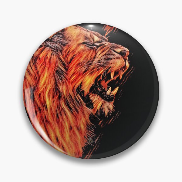 Item preview, Lion is my spirit animal, Lion African Symbolism Flames Essential Classic T-Shirt designed and sold by harry mac.