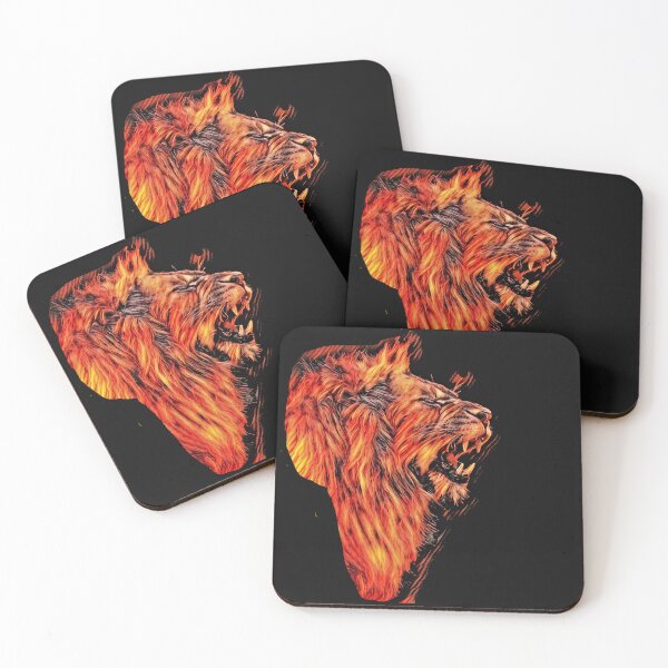 Item preview, Lion is my spirit animal, Lion African Symbolism Flames Essential Classic T-Shirt designed and sold by harry mac.
