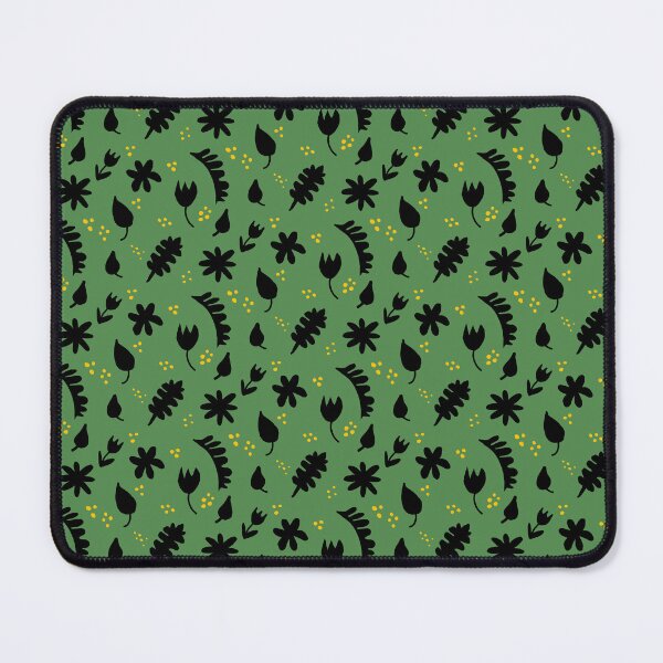Item preview, Black and green floral designed and sold by DemonicGloom.