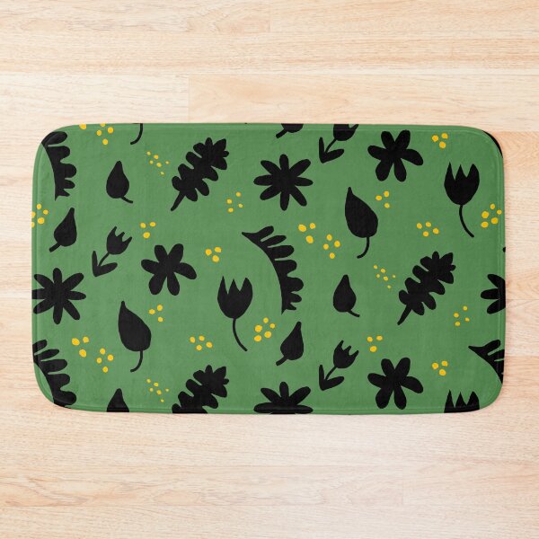 Item preview, Black and green floral designed and sold by DemonicGloom.