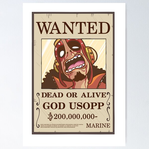 Artikelvorschau, Gott Lysop wollte Poster entworfen und verkauft von matitcomics.