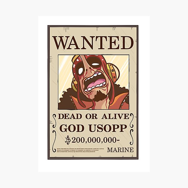 Artikelvorschau, Gott Lysop wollte Poster entworfen und verkauft von matitcomics.
