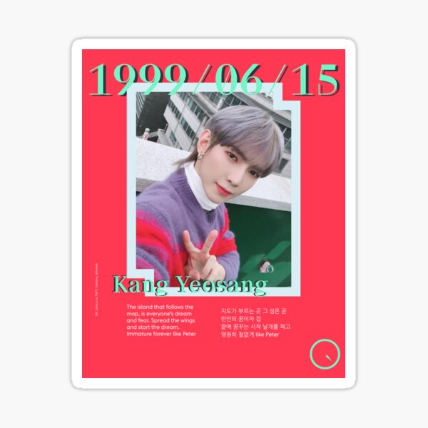 &ldquo;Yeosang Birthday Poster&rdquo; Sticker for Sale by Juhara-Ahmed | Redbubble