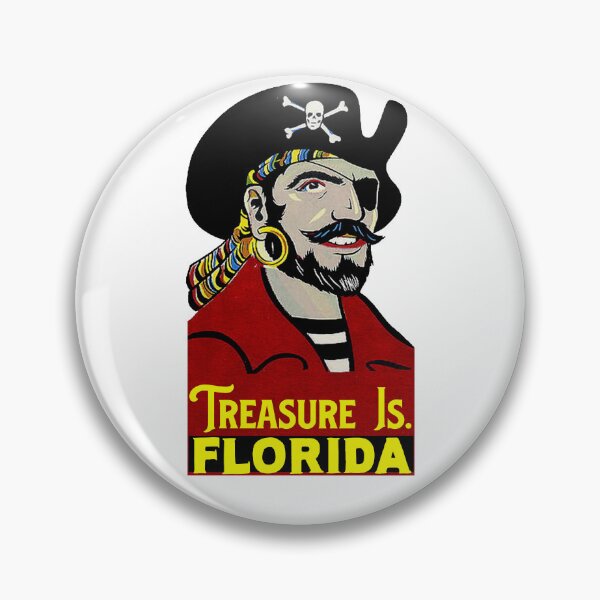 Artikelvorschau, Schatz-Insel-Strand-Florida-Pirat FL entworfen und verkauft von DESTINATIONS DECAL.