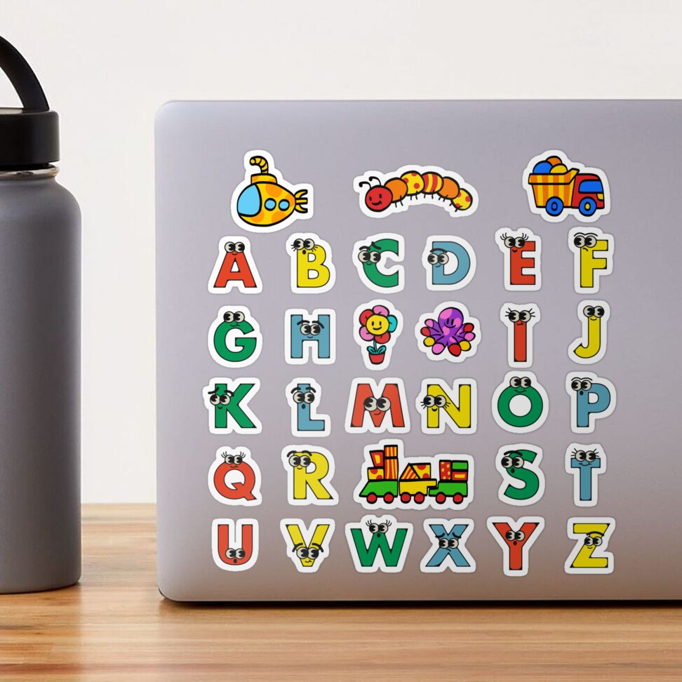 Funny ABC Letters (For kids aged 3-6 years) Poster for Sale by