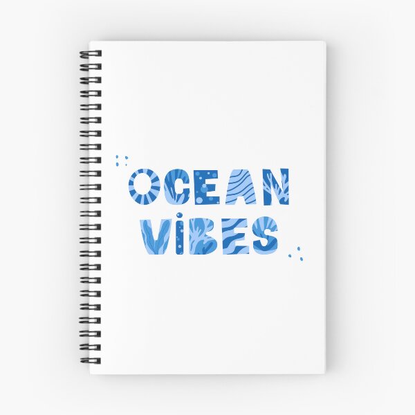 Item preview, "Ocean vibes" decorative lettering designed and sold by Eridanka.