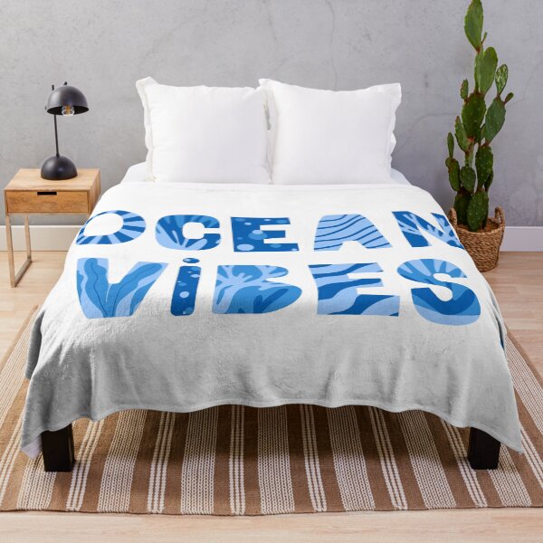 Item preview, "Ocean vibes" decorative lettering designed and sold by Eridanka.