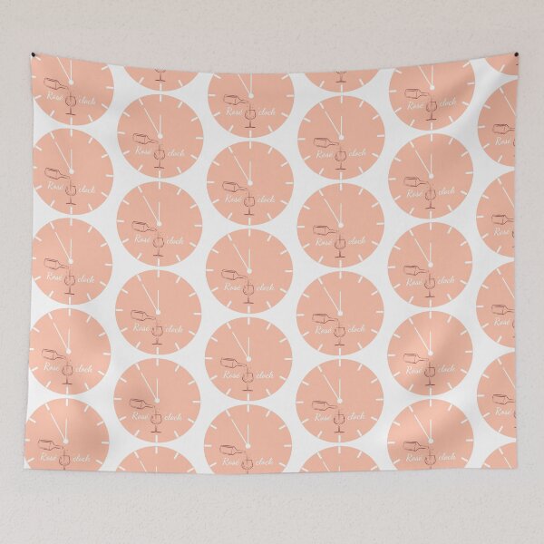 Item preview, Rosé O' Clock (poured wine glass) designed and sold by sessiet.