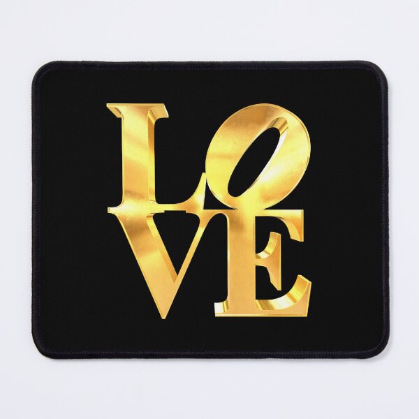 Item preview, 3D Love Sign Gold | Pop Art designed and sold by williamcuccio.
