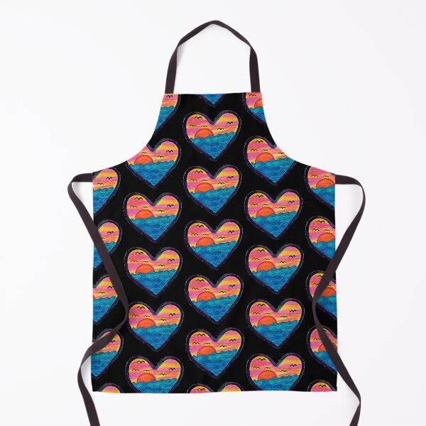 Item preview, Ocean Sunset Heart designed and sold by LuvbuzzArt.