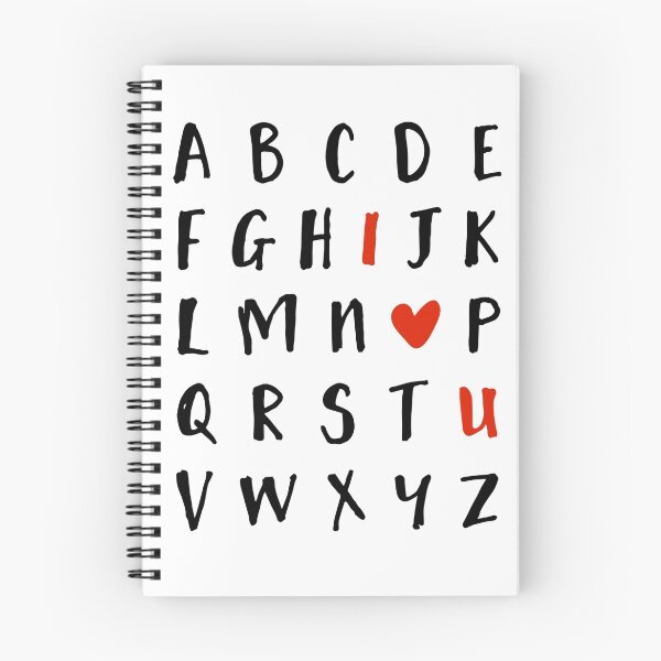 Item preview, 26 LETTERS IN THE ALPHABET AND I LOVE U - Valentines Day Love Quote designed and sold by deificusArt.