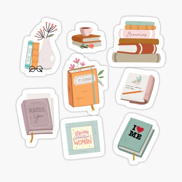 Journal Reading Book Stickers | Sticker