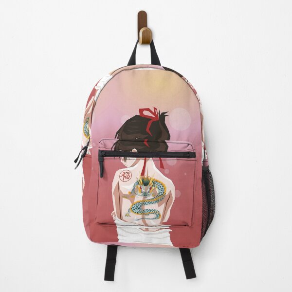 Item preview, Japanese Girl with Dragon Tattoo on Her Back designed and sold by RyanCaudell.