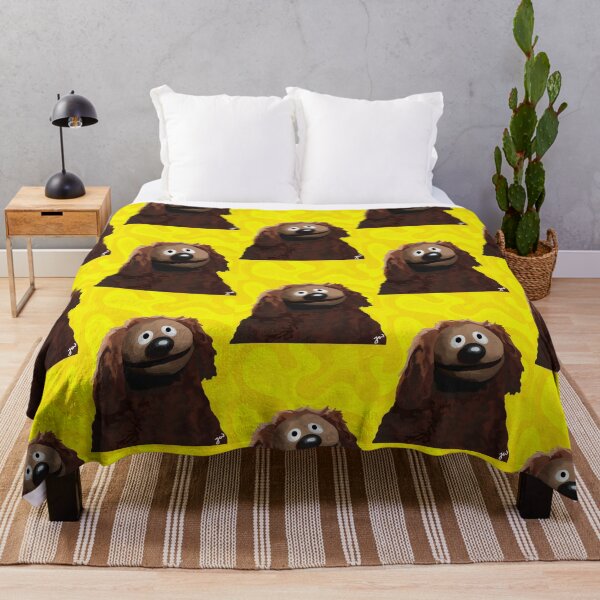 Item preview, Rowlf The Dog painting portrait (version 2/3 - Yellow background) designed and sold by Jessiwins19.