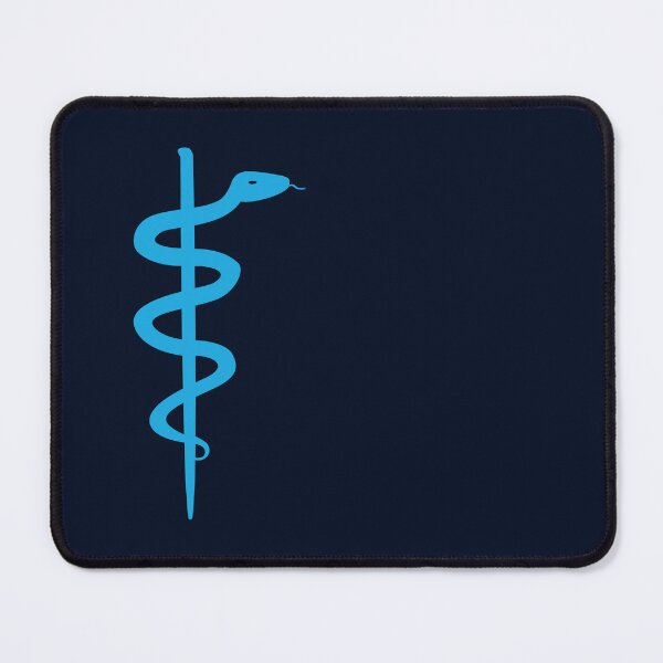 Item preview, Rod of Asclepius Blue Silhouette designed and sold by Artsy-Chemist.