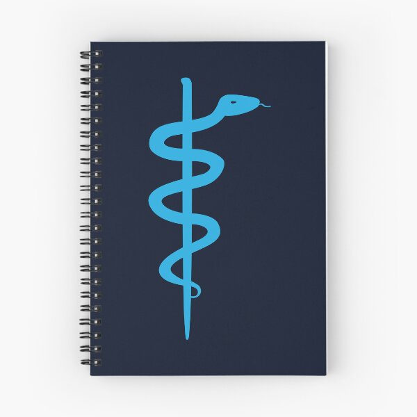 Item preview, Rod of Asclepius Blue Silhouette designed and sold by Artsy-Chemist.