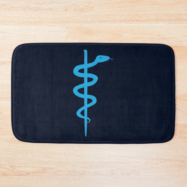 Item preview, Rod of Asclepius Blue Silhouette designed and sold by Artsy-Chemist.