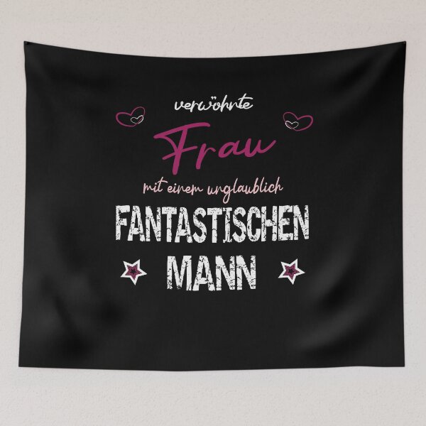 Item preview, Verwöhnte Frau mit einem fantastischen Mann - Liebe designed and sold by Shirt-Designs.