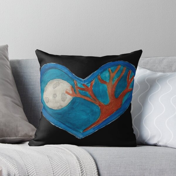 Aperçu de l'œuvre Lune avec coeur d'arbre créée et vendue par LuvbuzzArt.