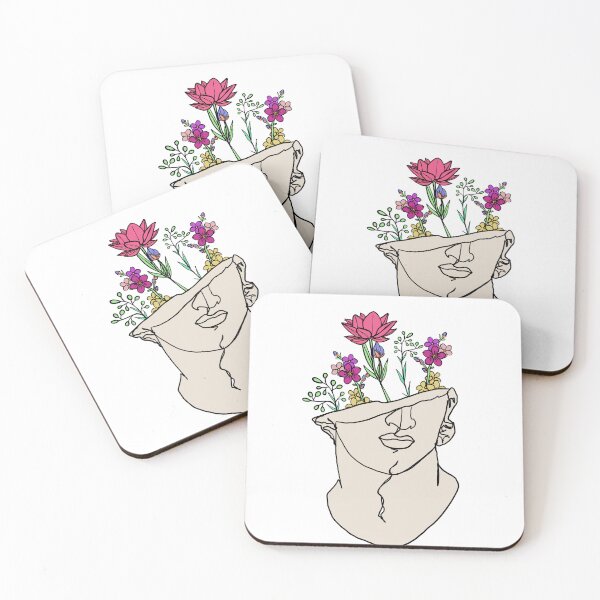 Item preview, Greek Statue Flowers designed and sold by bookishthorns.