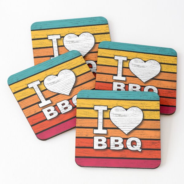 Item preview, Vintage Barbecue Grilling Gear - I Love BBQ designed and sold by CattlettArt.