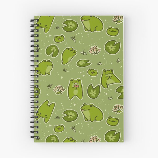Item preview, Froggy pond repeating pattern designed and sold by Howlites.
