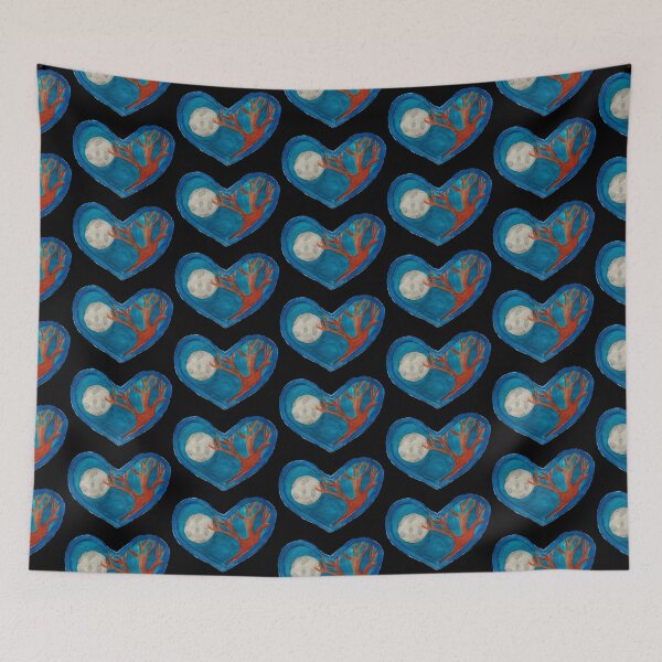 Item preview, Luna con corazón de árbol designed and sold by LuvbuzzArt.