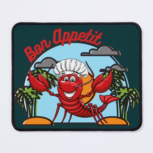 Item preview, Bon Appetit Funny Chef Lobster designed and sold by ramazis.