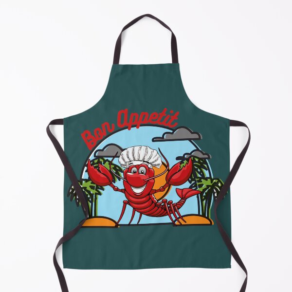 Item preview, Bon Appetit Funny Chef Lobster designed and sold by ramazis.