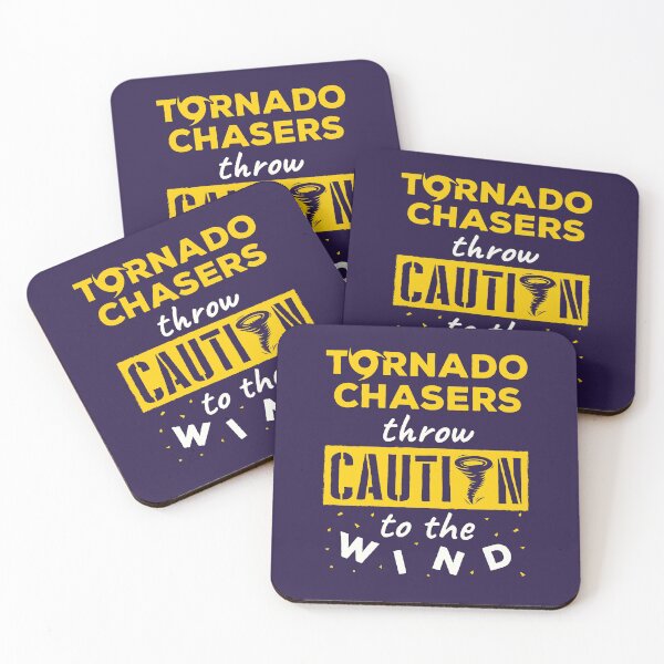 Item preview, Tornado Chasers Throw Caution to the Wind Storm Tornado Chaser designed and sold by jaygo.