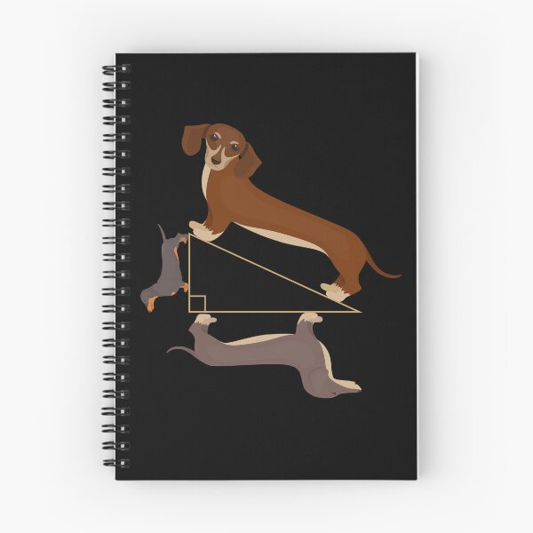 Item preview, Pythagoras theorem Dachshund  - unisex - teacher gift - math  - science - funny tee designed and sold by Magik-Art.