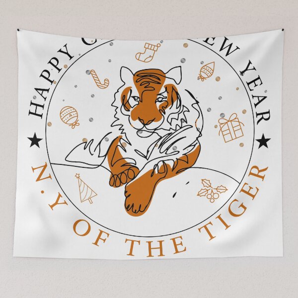 Item preview, HAPPY NEW YEAR OF THE TIGER . 2022 New year chines designed and sold by soulaimany.