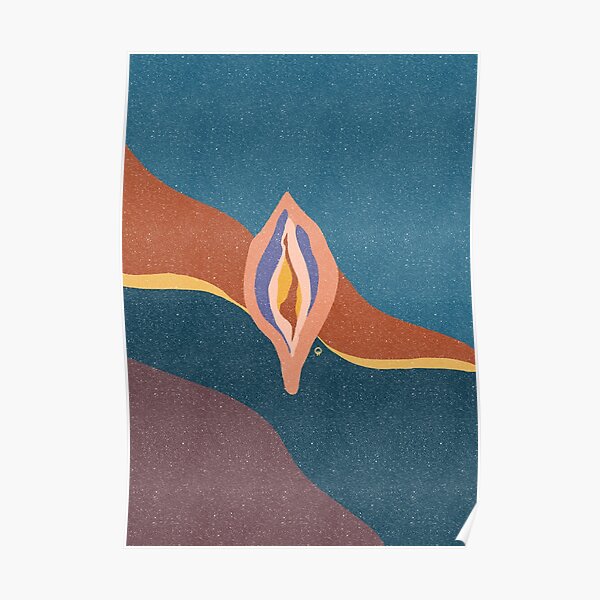 VGNA #002 Vulva-Malerei Poster