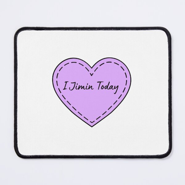 Item preview, I Jimin Today - purple heart designed and sold by bsrishika.