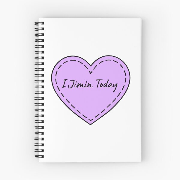 Item preview, I Jimin Today - purple heart designed and sold by bsrishika.