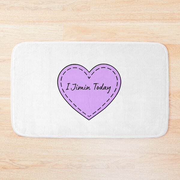 Item preview, I Jimin Today - purple heart designed and sold by bsrishika.