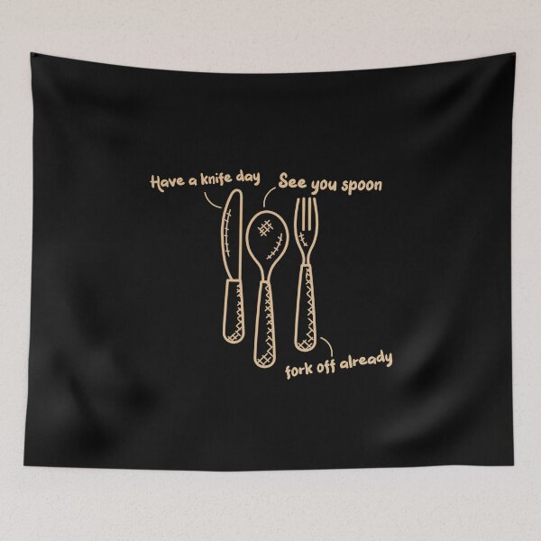 Item preview, Fork Spoon Knife What Color Is My Shirt | Funny meme joke  designed and sold by NasMansouri.