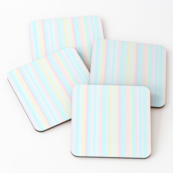 Item preview, Rainbow Pastel Stripe Pattern designed and sold by fontspree.
