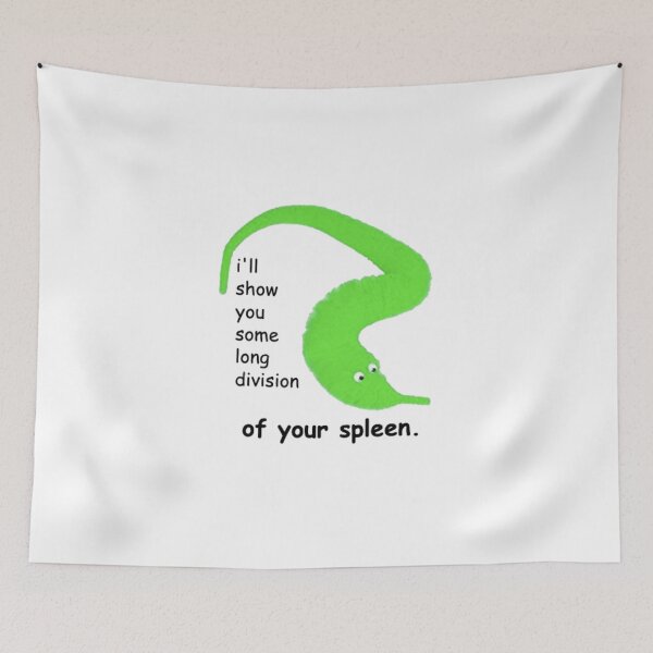 Item preview, worm on a string long division designed and sold by joshsimone.