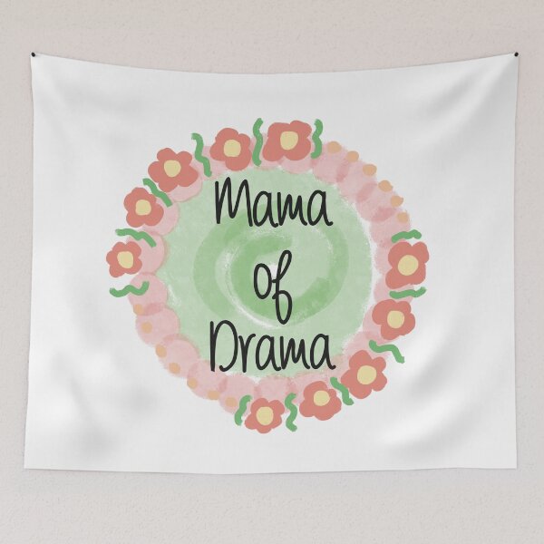 Item preview, Mama Of Drama Happiness Quote designed and sold by JadedLilacsArt.