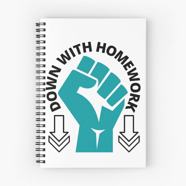 Item preview, Down With Homework, Funny School Design,  designed and sold by Coralgb.